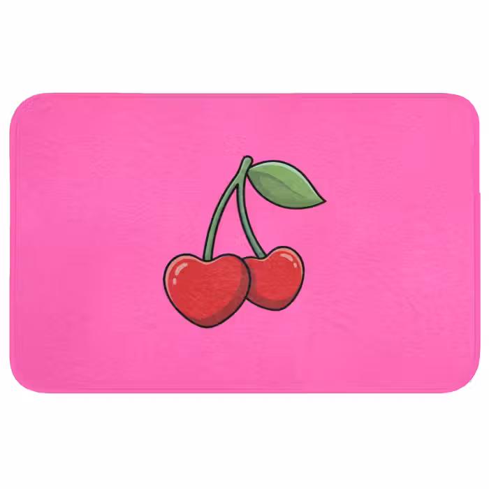 Wc Mat - Kers - Roze - Fruit