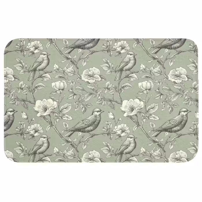 Wc Mat - Klassiek - Botanisch - Groen