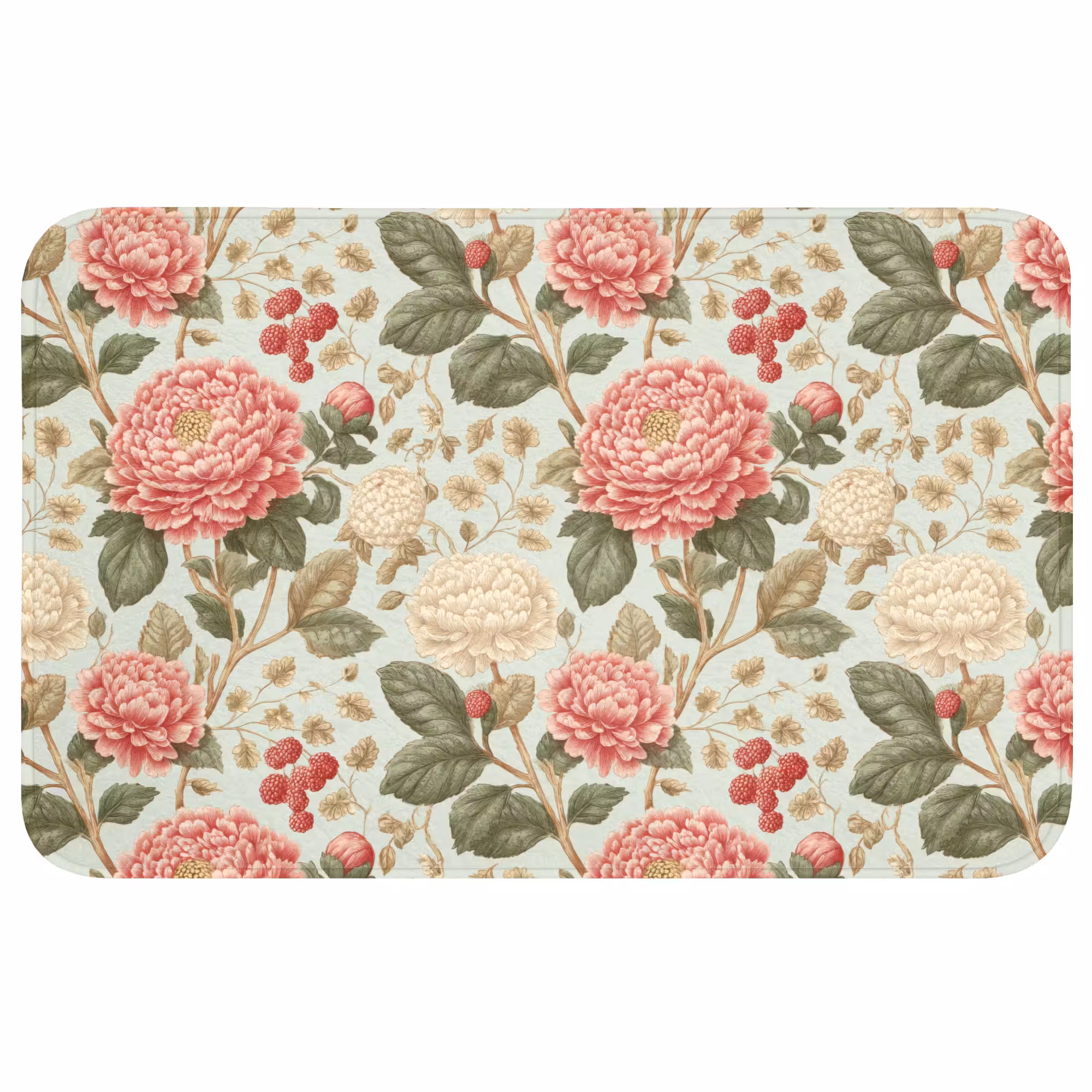 Wc Mat - Klassiek - Botanisch - Veelkleurig