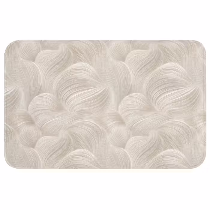 Wc Mat - Lijnen - Waaier - Beige
