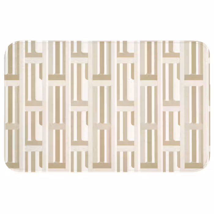 Wc Mat - Modern - Geometrisch - Beige