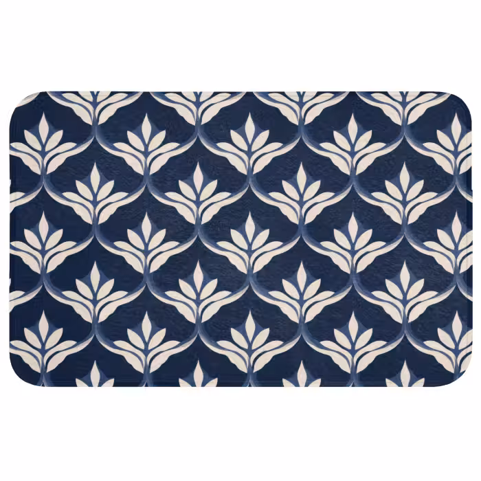 Wc Mat - Modern - Ontwerp - Blauw