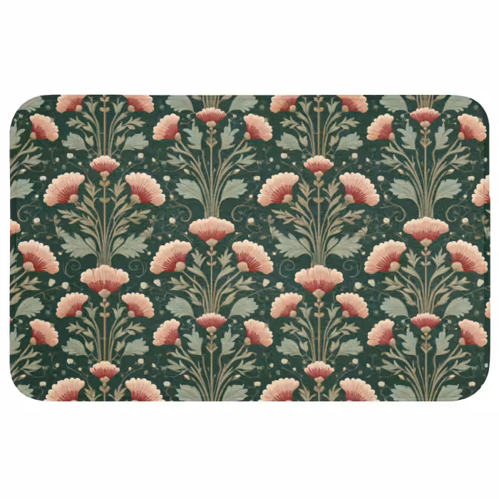 Wc Mat - Patroon - Botanisch - Kleurrijk