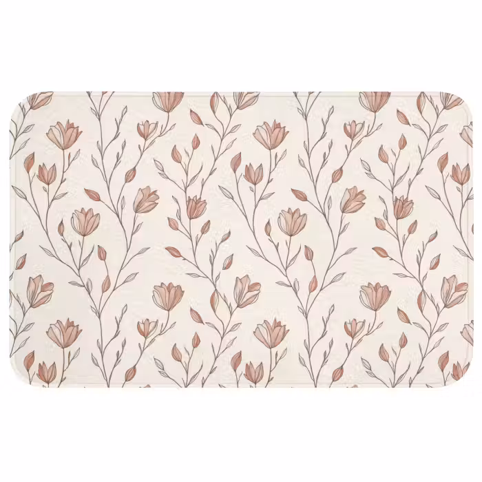 Wc Mat - Patroon - Klassiek - Roze