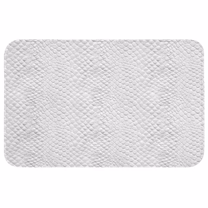 Wc Mat - Slang - Patroon - Wit