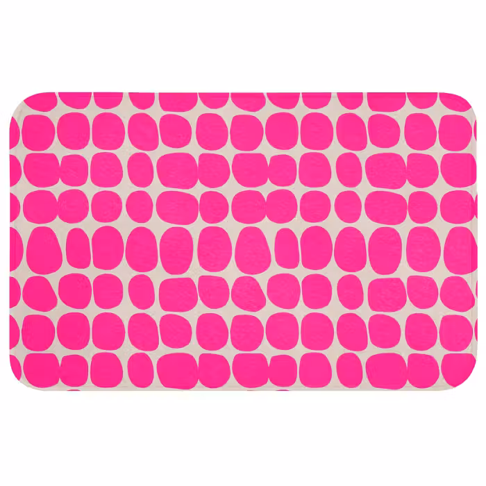 Wc Mat - Stippen - Patroon - Roze