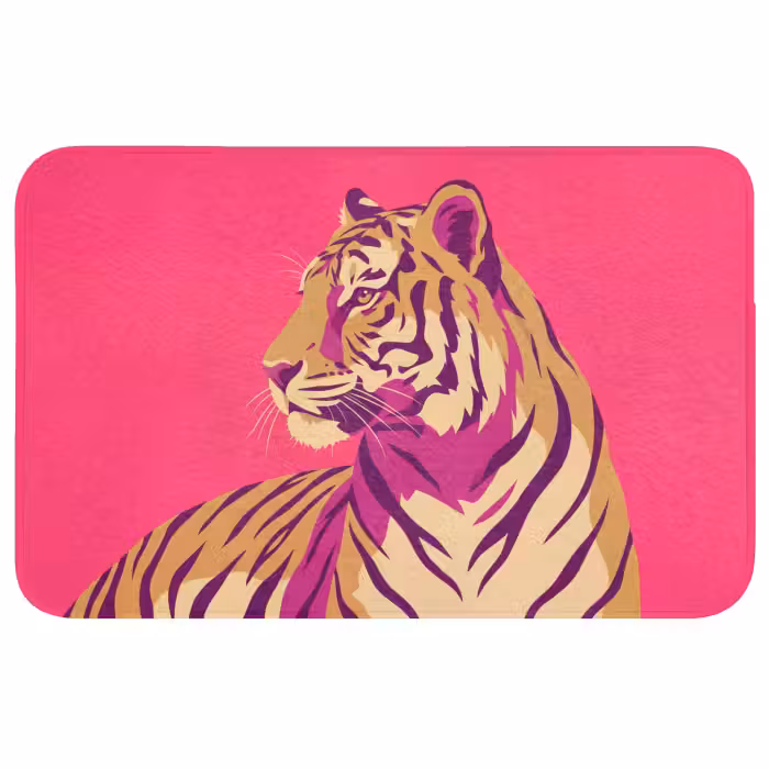 Wc Mat - Tijger - Modern - Neon