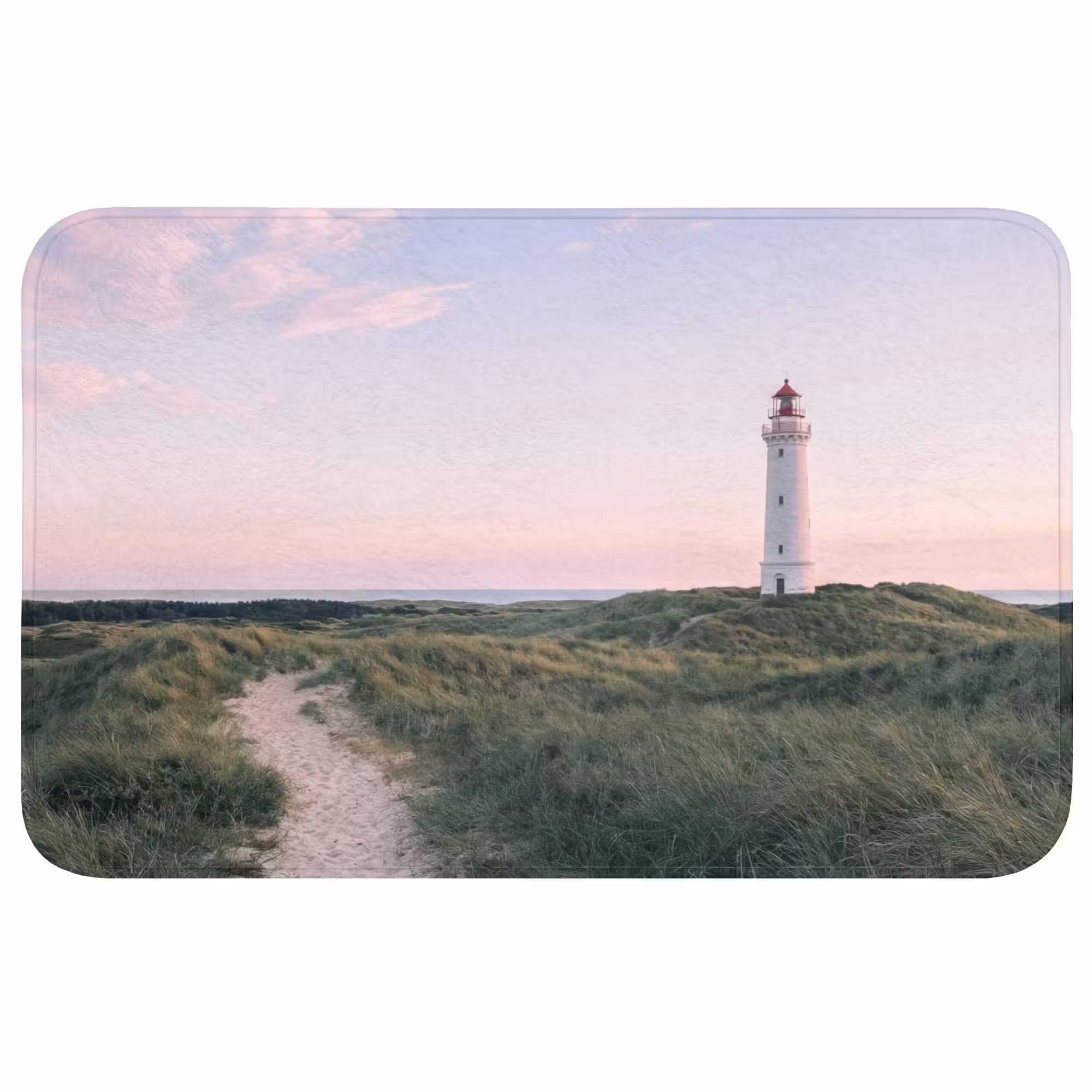Wc Mat - Vuurtoren - Duinlandschap - Zee
