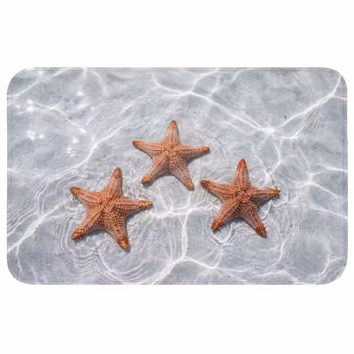Wc Mat - Zeesterren - Water - Helder